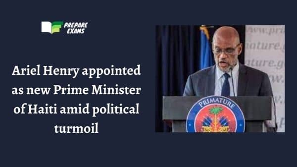 Ariel Henry appointed as new Prime Minister of Haiti