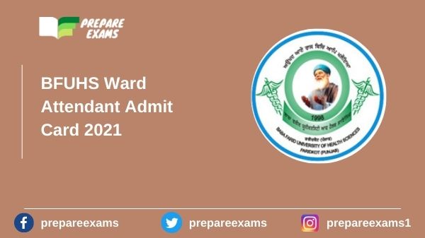 BFUHS-Ward-Attendant-Admit-Card-2021