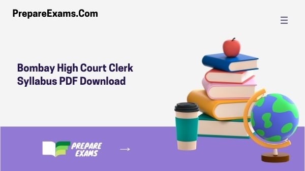 Bombay High Court Clerk Syllabus PDF Download