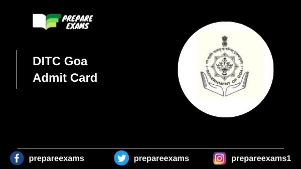 DITC-Goa-Admit-Card