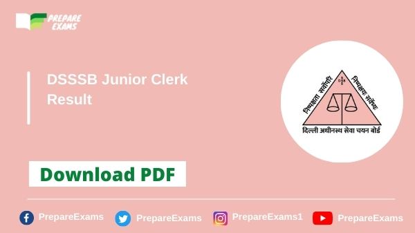 DSSSB-Junior-Clerk-Result