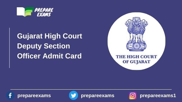 Gujarat-High-Court-Deputy-Section-Officer-Admit-Card