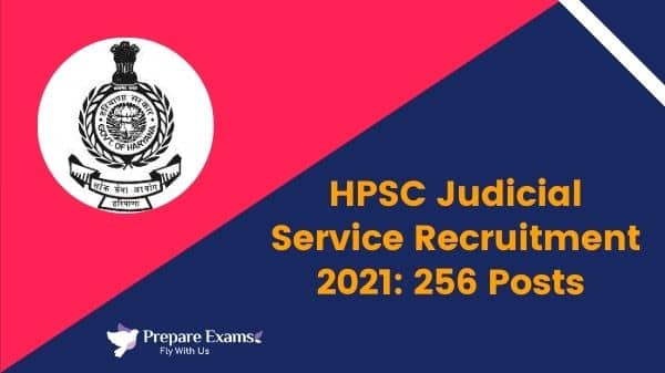 HPSC Judicial Service Recruitment 2021