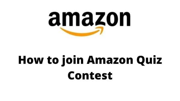 How to join Amazon Quiz Contest