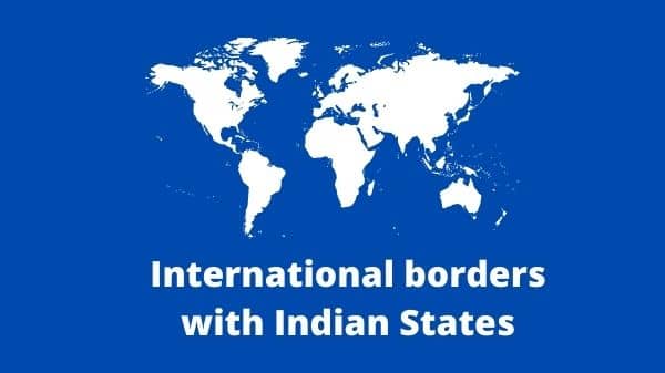 International borders with Indian States