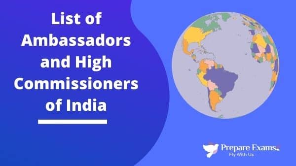 List of Ambassadors and High Commissioners of India