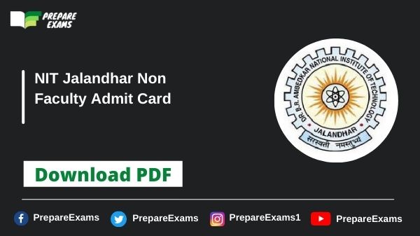 NIT-Jalandhar-Non-Faculty-Admit-Card
