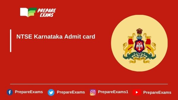 NTSE-Karnataka-Admit-card