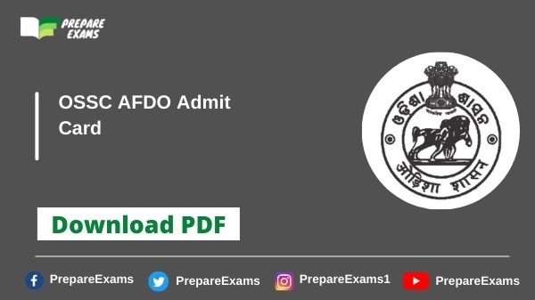 OSSC-AFDO-Mains-Admit-Card