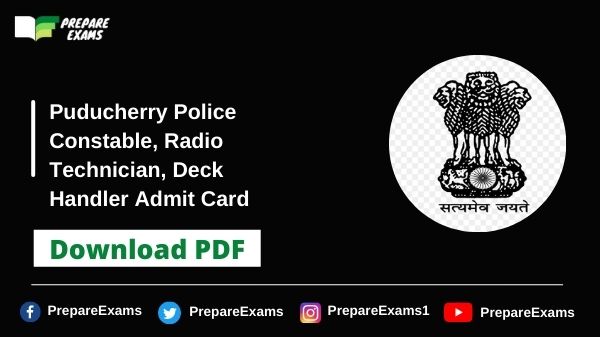 Puducherry-Police-Constable-Radio-Technician-Deck-Handler-Admit-Card