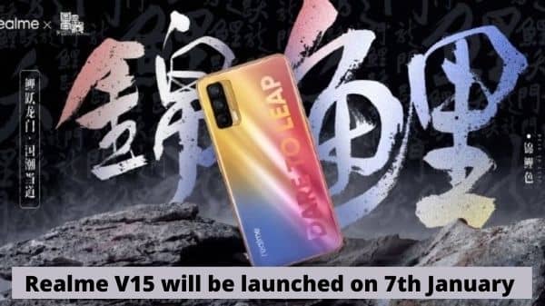 Realme V15 will be launched on 7th January