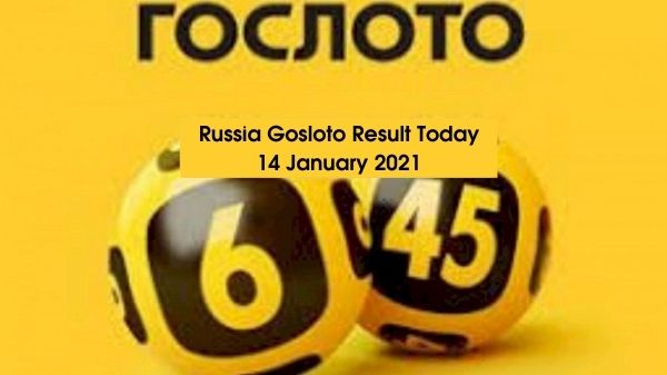 Russia Gosloto Result Today 14 January 2021 - PrepareExams