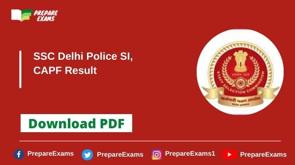 SSC-Delhi-Police-SI-CAPF-Final-Result