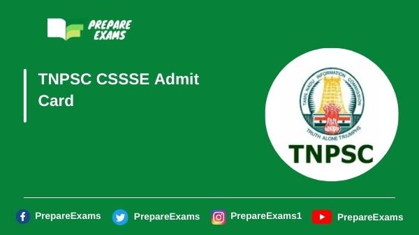 TNPSC-CSSSE-Admit-Card