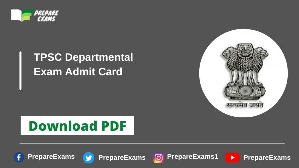 TPSC-Departmental-Exam-Admit-Card