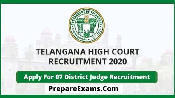 Telangana High Court Job Notification 2020