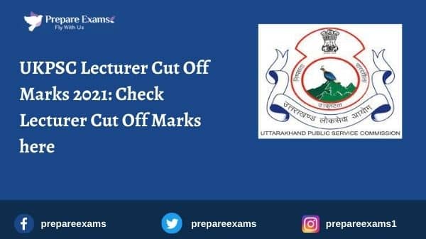 UKPSC Lecturer Cut Off Marks