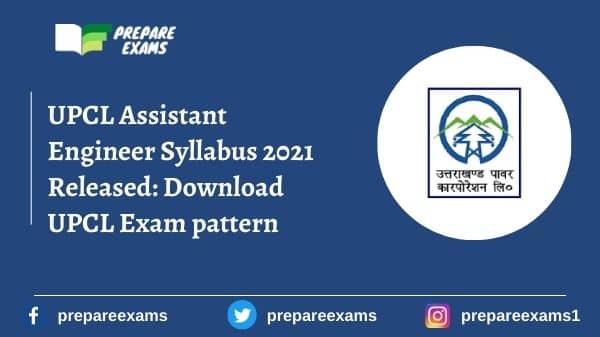 UPCL Assistant Engineer Syllabus 2021 Released