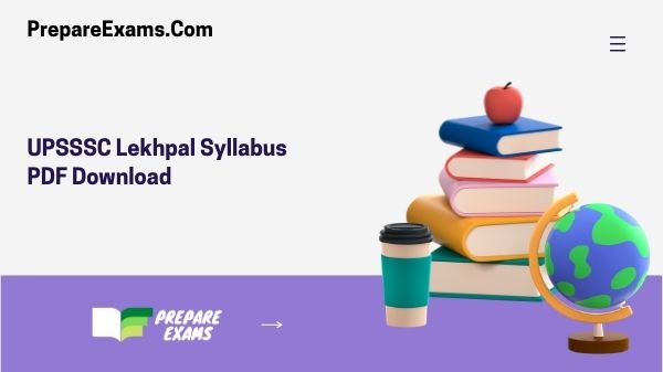 UPSSSC Lekhpal Syllabus PDF Download