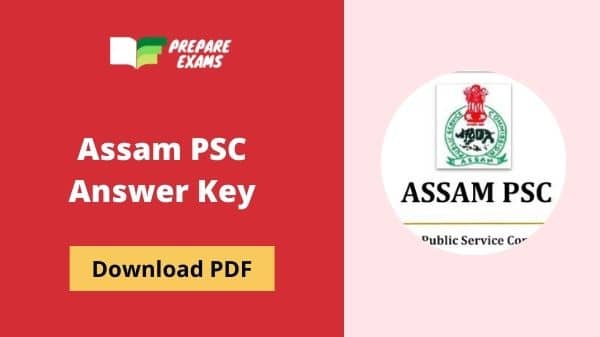 Assam PSC Answer Key