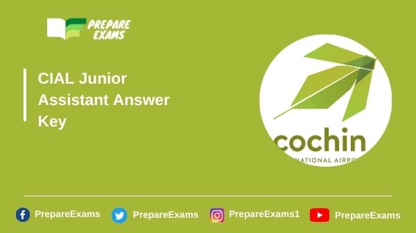CIAL Junior Assistant Answer Key