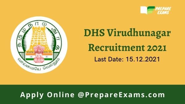 DHS Virudhunagar Recruitment 2021