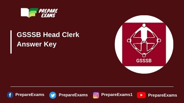 GSSSB Head Clerk Answer Key
