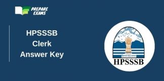 HPSSSB Clerk Answer Key