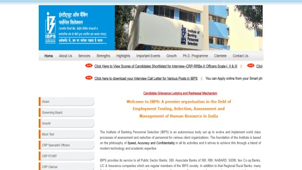 IBPS releases score card for RRB X Officer Scale I, II, III