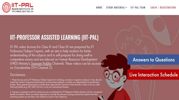 IIT Delhi Launches Interactive IIT-PAL Website To Help High School Students