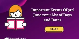Important Events Of 3rd June