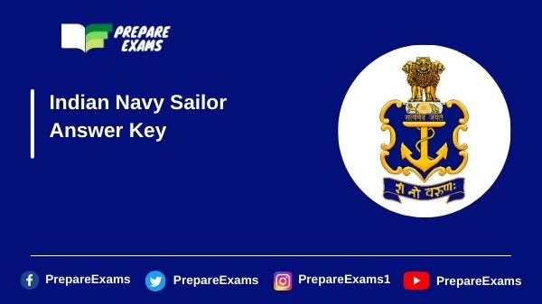 Indian Navy Sailor Answer Key