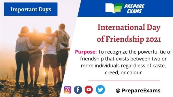 International Day of Friendship 2021