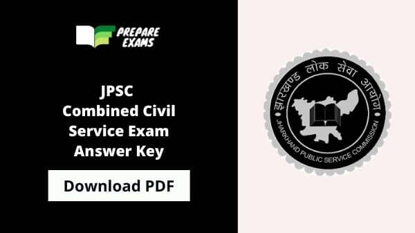 JPSC Combined Civil Service Exam Answer Key