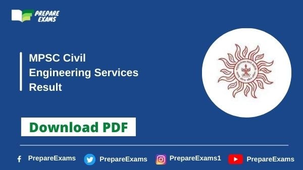 MPSC Civil Engineering Services Result