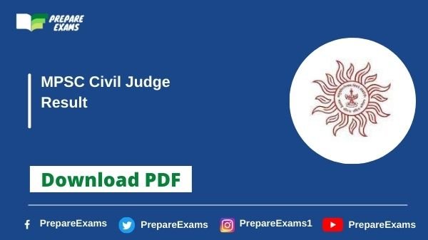 MPSC Civil Judge Result