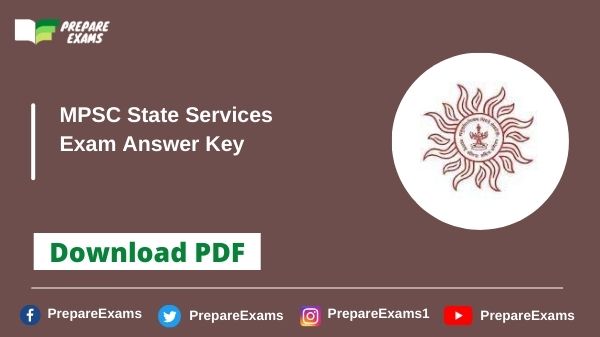 MPSC State Services Exam Answer Key