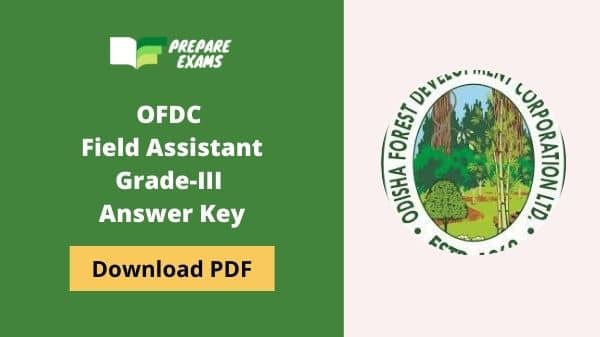 OFDC Field Assistant Grade-III Answer Key