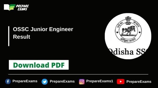 OSSC-Junior-Engineer-Result