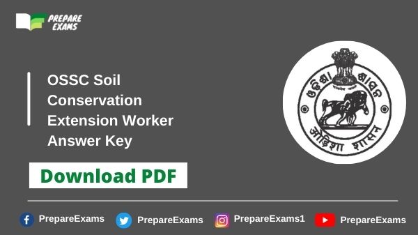 OSSC Soil Conservation Extension Worker Answer Key