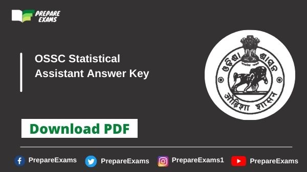 OSSC Statistical Assistant Answer Key