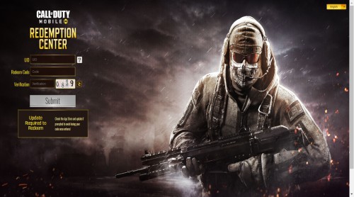 Official Redemption website of Call of Duty Mobile