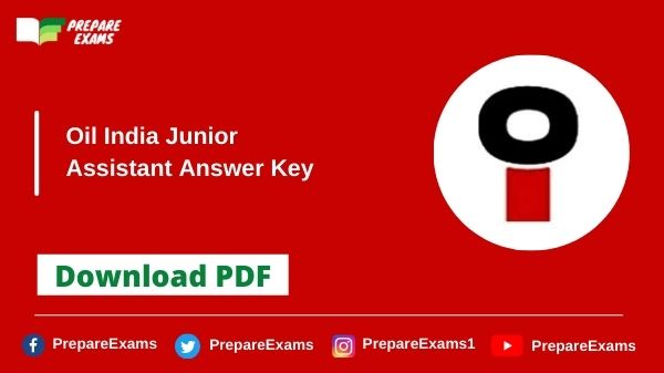 Oil India Junior Assistant Answer Key