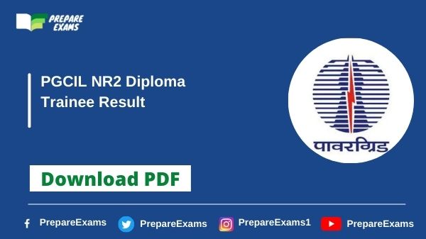 PGCIL NR2 Diploma Trainee Result