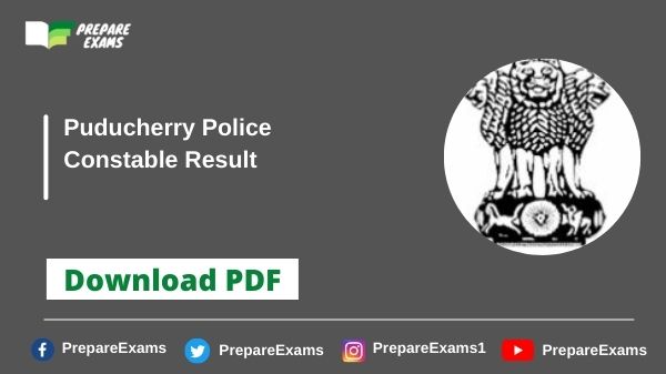 Puducherry Police Constable Result