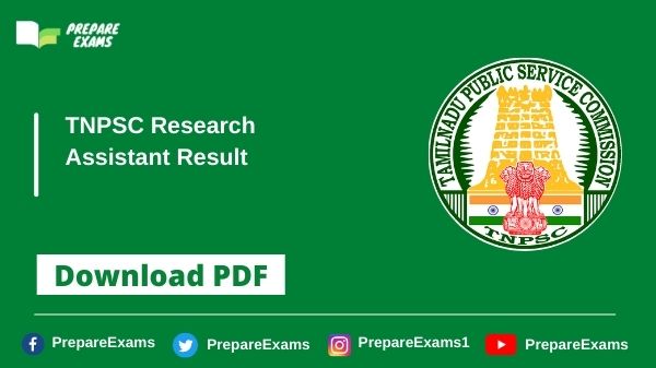 TNPSC-Research-Assistant-Result