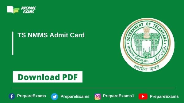 TS NMMS Admit Card