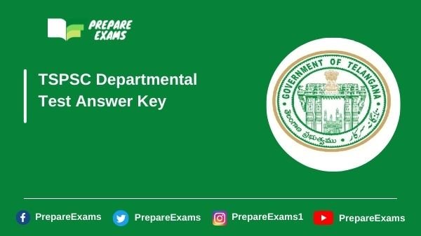 TSPSC Departmental Test Answer Key