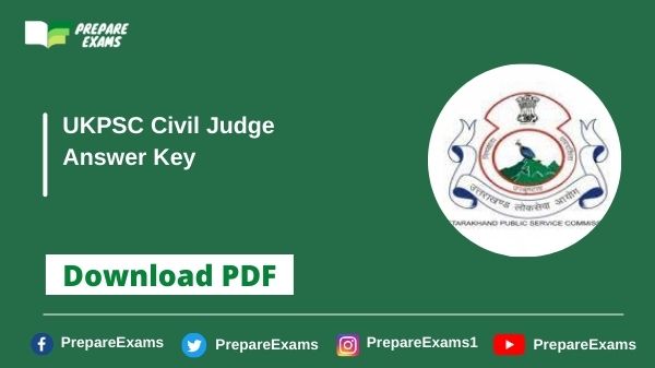UKPSC Civil Judge Answer Key