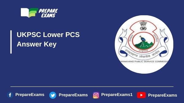 UKPSC Lower PCS Answer Key